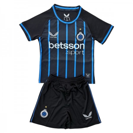 Club Brugge Dziecięca Główna Koszulki Piłkarskie 2025-26 Krótki Rękaw (+ Krótkie spodenki)
