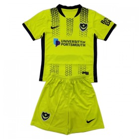 Portsmouth Dziecięca Trzeciej Koszulki Piłkarskie 2025-26 Krótki Rękaw (+ Krótkie spodenki)