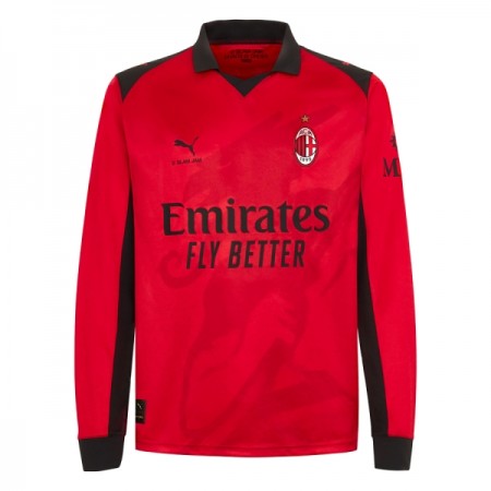 AC Milan Czwarty Koszulki Piłkarskie 2025-26 Długi Rękaw AC Milan Czwarty Koszulki Piłkarskie 2025-26 Długi Rękaw