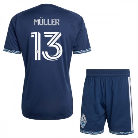 Vancouver Whitecaps Muller 13 Dziecięca Precz Koszulki Piłkarskie 2026 Krótki Rękaw (+ Krótkie spodenki) Vancouver Whitecaps Muller 13 Dziecięca Precz Koszulki Piłkarskie 2026 Krótki Rękaw (+ Krótkie spodenki)