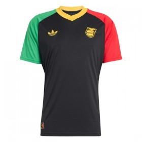 Jamaica Pre-Match Koszulki Piłkarskie MŚ 2026 Czarny Krótki Rękaw