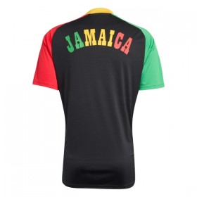 Jamaica Pre-Match Koszulki Piłkarskie MŚ 2026 Czarny Krótki Rękaw