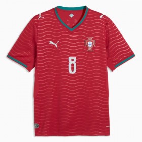 Portugalia B. Fernandes 8 Główna Koszulki Piłkarskie MŚ 2026 Krótki Rękaw