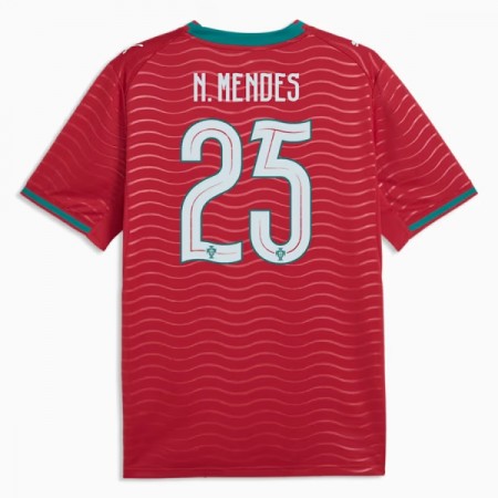 Portugalia Nuno Mendes 25 Główna Koszulki Piłkarskie MŚ 2026 Krótki Rękaw Portugalia Nuno Mendes 25 Główna Koszulki Piłkarskie MŚ 2026 Krótki Rękaw