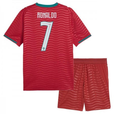 Portugalia Ronaldo 7 Dziecięca Główna Koszulki Piłkarskie MŚ 2026 Krótki Rękaw (+ Krótkie spodenki) Portugalia Ronaldo 7 Dziecięca Główna Koszulki Piłkarskie MŚ 2026 Krótki Rękaw (+ Krótkie spodenki)