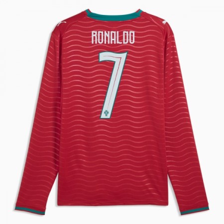 Portugalia Ronaldo 7 Główna Koszulki Piłkarskie MŚ 2026 Długi Rękaw Portugalia Ronaldo 7 Główna Koszulki Piłkarskie MŚ 2026 Długi Rękaw