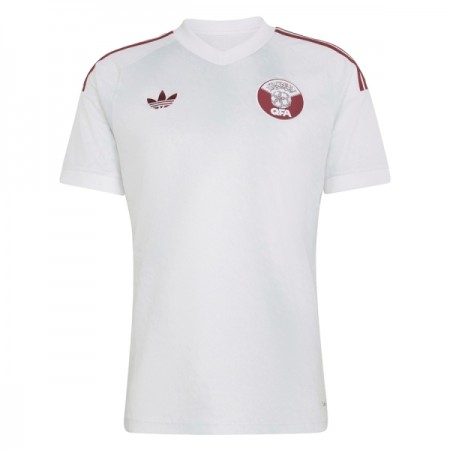 Qatar Precz Koszulki Piłkarskie MŚ 2026 Krótki Rękaw Qatar Precz Koszulki Piłkarskie MŚ 2026 Krótki Rękaw