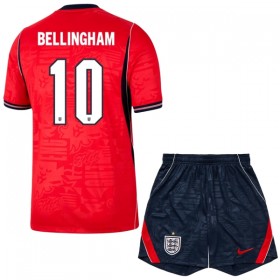 Anglia Bellingham 10 Dziecięca Precz Koszulki Piłkarskie MŚ 2026 Krótki Rękaw (+ Krótkie spodenki)