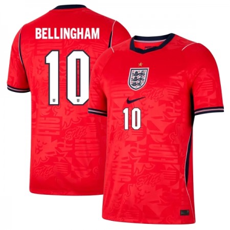 Anglia Bellingham 10 Precz Koszulki Piłkarskie MŚ 2026 Krótki Rękaw Anglia Bellingham 10 Precz Koszulki Piłkarskie MŚ 2026 Krótki Rękaw