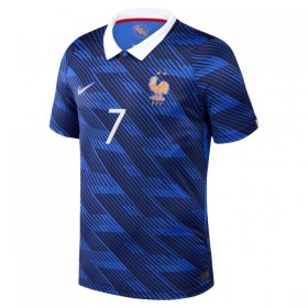Francja O. Dembele 7 Dziecięca Główna Koszulki Piłkarskie MŚ 2026 Krótki Rękaw (+ Krótkie spodenki)