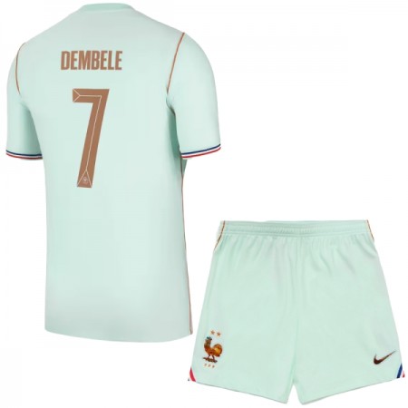 Francja O. Dembele 7 Dziecięca Precz Koszulki Piłkarskie MŚ 2026 Krótki Rękaw (+ Krótkie spodenki) Francja O. Dembele 7 Dziecięca Precz Koszulki Piłkarskie MŚ 2026 Krótki Rękaw (+ Krótkie spodenki)