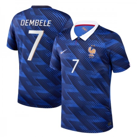 Francja O. Dembele 7 Główna Koszulki Piłkarskie MŚ 2026 Krótki Rękaw Francja O. Dembele 7 Główna Koszulki Piłkarskie MŚ 2026 Krótki Rękaw