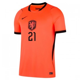 Holandia F. De Jong 21 Dziecięca Główna Koszulki Piłkarskie MŚ 2026 Krótki Rękaw (+ Krótkie spodenki)