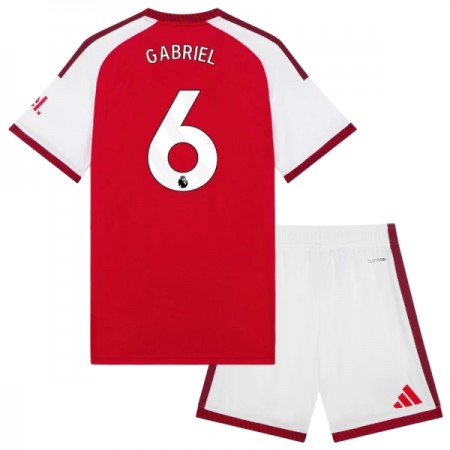 Arsenal Gabriel 6 Dziecięca Główna Koszulki Piłkarskie 2026-27 Krótki Rękaw (+ Krótkie spodenki) Arsenal Gabriel 6 Dziecięca Główna Koszulki Piłkarskie 2026-27 Krótki Rękaw (+ Krótkie spodenki)
