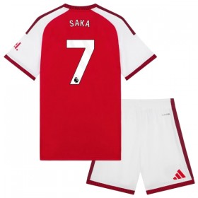 Arsenal Saka 7 Dziecięca Główna Koszulki Piłkarskie 2026-27 Krótki Rękaw (+ Krótkie spodenki)