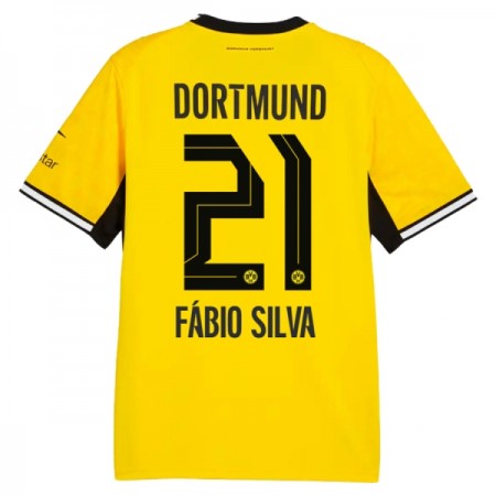 Borussia Dortmund Fabio Silva 21 Główna Koszulki Piłkarskie 2026-27 Krótki Rękaw Borussia Dortmund Fabio Silva 21 Główna Koszulki Piłkarskie 2026-27 Krótki Rękaw