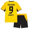 Borussia Dortmund Guirassy 9 Dziecięca Główna Koszulki Piłkarskie 2026-27 Krótki Rękaw (+ Krótkie spodenki)