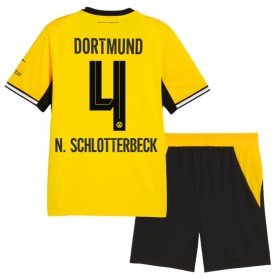 Borussia Dortmund N. Schlotterbeck 4 Dziecięca Główna Koszulki Piłkarskie 2026-27 Krótki Rękaw (+ Krótkie spodenki)