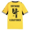 Borussia Dortmund N. Schlotterbeck 4 Główna Koszulki Piłkarskie 2026-27 Krótki Rękaw Borussia Dortmund N. Schlotterbeck 4 Główna Koszulki Piłkarskie 2026-27 Krótki Rękaw