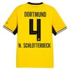 Borussia Dortmund N. Schlotterbeck 4 Główna Koszulki Piłkarskie 2026-27 Krótki Rękaw Borussia Dortmund N. Schlotterbeck 4 Główna Koszulki Piłkarskie 2026-27 Krótki Rękaw
