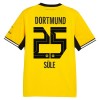 Borussia Dortmund Sule 25 Główna Koszulki Piłkarskie 2026-27 Krótki Rękaw Borussia Dortmund Sule 25 Główna Koszulki Piłkarskie 2026-27 Krótki Rękaw