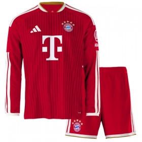 FC Bayern Monachium Dziecięca Główna Koszulki Piłkarskie 2026-27 Długi Rękaw (+ Krótkie spodenki)