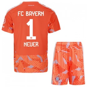 FC Bayern Monachium Neuer 1 Bramkarskie Dziecięca Precz Koszulki Piłkarskie 2026-27 Krótki Rękaw (+ Krótkie spodenki)