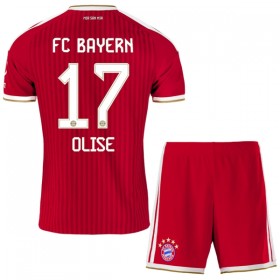 FC Bayern Monachium Olise 17 Dziecięca Główna Koszulki Piłkarskie 2026-27 Krótki Rękaw (+ Krótkie spodenki)