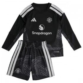 Manchester United Bramkarskie Dziecięca Główna Koszulki Piłkarskie 2026-27 Długi Rękaw (+ Krótkie spodenki)