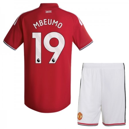 Manchester United Mbeumo 19 Dziecięca Główna Koszulki Piłkarskie 2026-27 Krótki Rękaw (+ Krótkie spodenki)