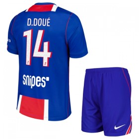 Paris Saint-Germain Desire Doue 14 Dziecięca Główna Koszulki Piłkarskie 2026-27 Krótki Rękaw (+ Krótkie spodenki)