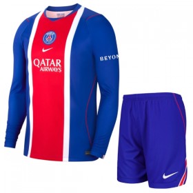 Paris Saint-Germain Dziecięca Główna Koszulki Piłkarskie 2026-27 Długi Rękaw (+ Krótkie spodenki)