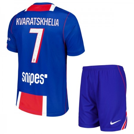 Paris Saint-Germain Kvaratskhelia 7 Dziecięca Główna Koszulki Piłkarskie 2026-27 Krótki Rękaw (+ Krótkie spodenki) Paris Saint-Germain Kvaratskhelia 7 Dziecięca Główna Koszulki Piłkarskie 2026-27 Krótki Rękaw (+ Krótkie spodenki)