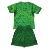 Brazylia Bramkarskie Dziecięca Główna Koszulki Piłkarskie MŚ 2026 Zielony Krótki Rękaw (+ Krótkie spodenki)