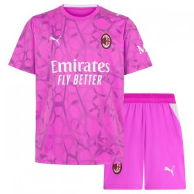 AC Milan Bramkarskie Dziecięca Precz Koszulki Piłkarskie 2026-27 Krótki Rękaw (+ Krótkie spodenki)