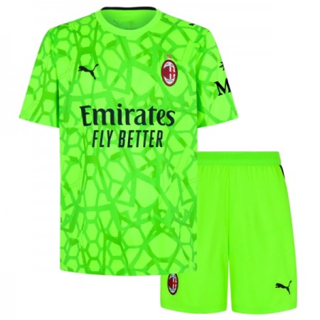 AC Milan Bramkarskie Dziecięca Trzeciej Koszulki Piłkarskie 2026-27 Krótki Rękaw (+ Krótkie spodenki)