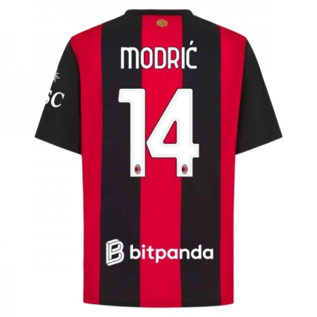 AC Milan Modrić 14 Główna Koszulki Piłkarskie 2026-27 Krótki Rękaw