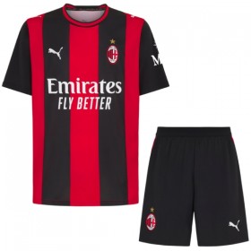 AC Milan Pavlovic 31 Dziecięca Główna Koszulki Piłkarskie 2026-27 Krótki Rękaw (+ Krótkie spodenki)