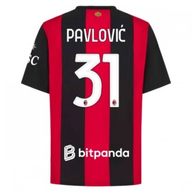 AC Milan Pavlovic 31 Główna Koszulki Piłkarskie 2026-27 Krótki Rękaw