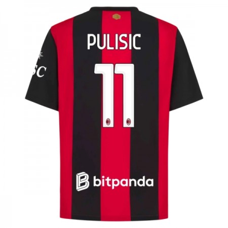 AC Milan Pulisic 11 Główna Koszulki Piłkarskie 2026-27 Krótki Rękaw AC Milan Pulisic 11 Główna Koszulki Piłkarskie 2026-27 Krótki Rękaw