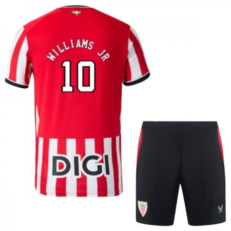 Athletic Bilbao Williams JR 10 Dziecięca Główna Koszulki Piłkarskie 2026-27 Krótki Rękaw (+ Krótkie spodenki)