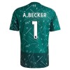 Liverpool A. Becker 1 Bramkarskie Dziecięca Główna Koszulki Piłkarskie 2026-27 Zielony Krótki Rękaw (+ Krótkie spodenki)