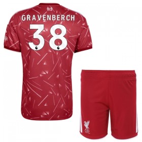 Liverpool Gravenberch 38 Dziecięca Główna Koszulki Piłkarskie 2026-27 Krótki Rękaw (+ Krótkie spodenki)