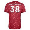 Liverpool Gravenberch 38 Główna Koszulki Piłkarskie 2026-27 Krótki Rękaw Liverpool Gravenberch 38 Główna Koszulki Piłkarskie 2026-27 Krótki Rękaw