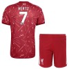 Liverpool Wirtz 7 Dziecięca Główna Koszulki Piłkarskie 2026-27 Krótki Rękaw (+ Krótkie spodenki) Liverpool Wirtz 7 Dziecięca Główna Koszulki Piłkarskie 2026-27 Krótki Rękaw (+ Krótkie spodenki)