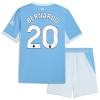 Manchester City Bernardo 20 Dziecięca Główna Koszulki Piłkarskie 2026-27 Krótki Rękaw (+ Krótkie spodenki)
