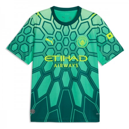 Manchester City Bramkarskie Główna Koszulki Piłkarskie 2026-27 Zielony Krótki Rękaw Manchester City Bramkarskie Główna Koszulki Piłkarskie 2026-27 Zielony Krótki Rękaw
