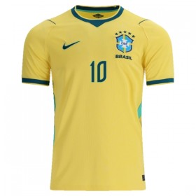 Brazylia Neymar JR 10 Dziecięca Główna Koszulki Piłkarskie MŚ 2026 Krótki Rękaw (+ Krótkie spodenki)