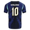 Brazylia Ronaldinho 10 Dziecięca Precz Koszulki Piłkarskie MŚ 2026 Krótki Rękaw (+ Krótkie spodenki)