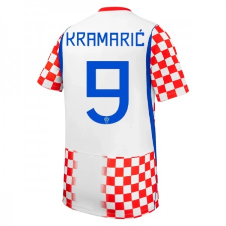 Chorwacja Kramaric 9 Główna Koszulki Piłkarskie MŚ 2026 Krótki Rękaw